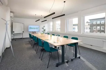 Meetingraum im Coworking Space Rivvers in Mannheim Innenstadt