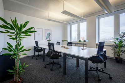 Coworking-Bereich im Rivvers Coworking Space Offenbach Marktplatz