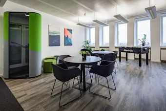 Lounge im Rivvers Coworking Space in Offenbach