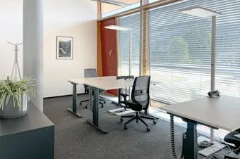 Flexibles Büro im Coworking Space Rivvers in Rüsselsheim.