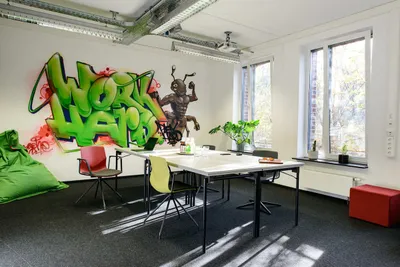 Seminarraum im Coworking Space Rivvers Dortmund-Campus