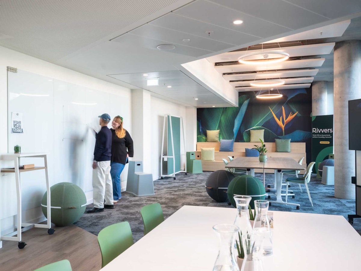 Rivvers Coworking Arbeitsbereich Frankfurt